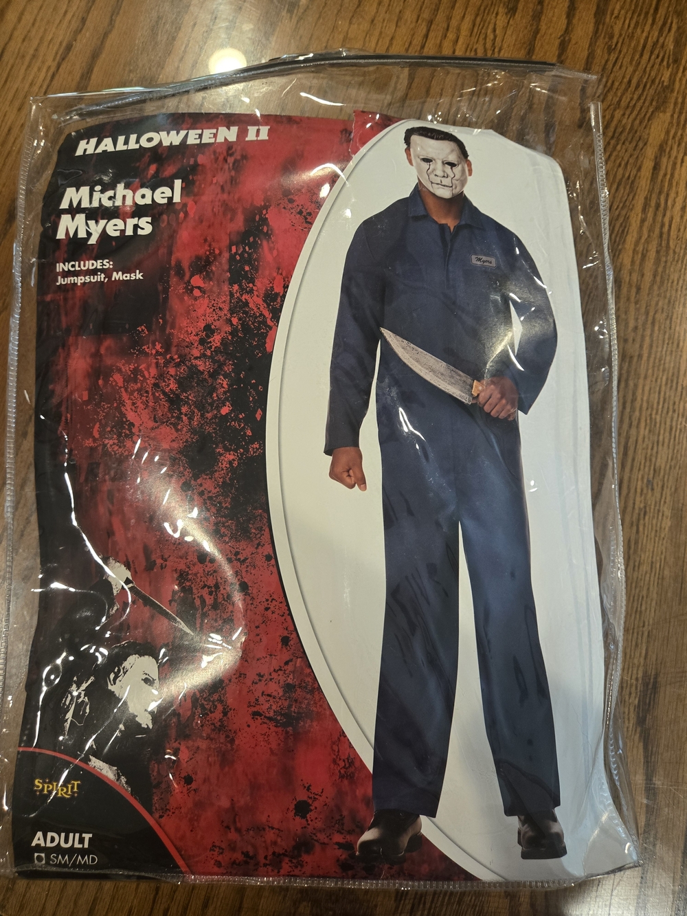 Halloween II Michael Myers Mens Costume - Navy Jumpsuit & Mask